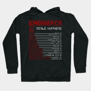 bible emergency hotline numbers, Hoodie